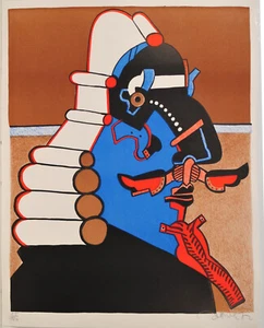 Simon Dittrich/ Siebdruck /120 Exemplare/handsigniert /1972 - Picture 1 of 3