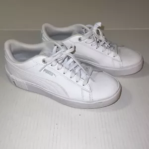 Zapatos informales blancos de plataforma Puma Smash V2 para mujer (373035-01) talla 8,5 EE. UU. - Imagen 1 de 7