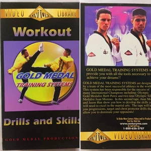 WORKOUT GOLD MEDAL TRAINING SYSTEMS DRILLS AND SKILLS MARTIAL ARTS VHS CENTURY - Picture 1 of 10