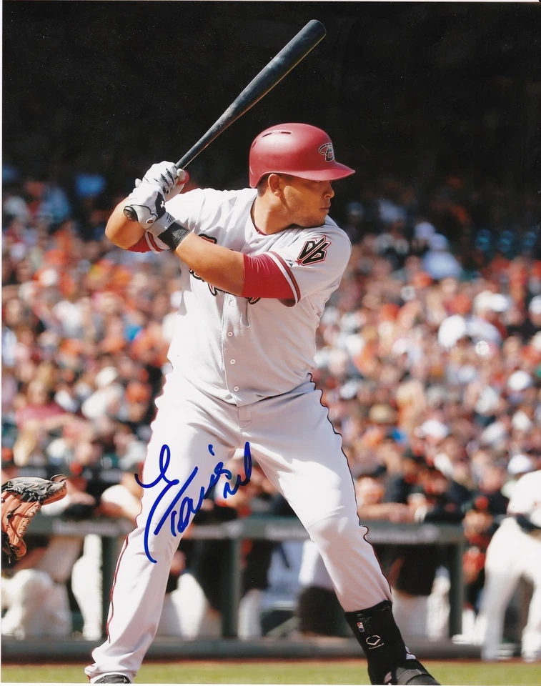 YASMANY TOMAS  ARIZONA DIAMONDBACKS   ACTION SIGNED 8x10 - Image 1 of 1