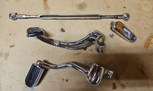 Harley V Rod vrscse sceaming eagle chrome slotted forward controls / linkage Etc - Bild 1 von 7