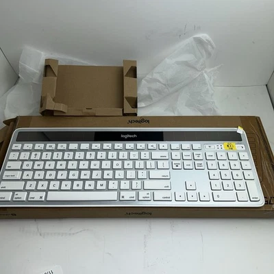 Logitech K750 Wireless Keyboard — Solar Recharging - Silver - For MAC Apple OS - Image 1 of 4
