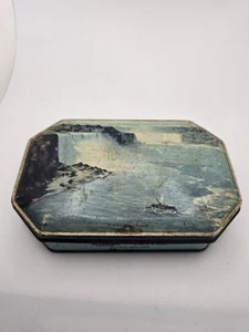 Vintage Riley's Toffee Metal Tin Empty Halifax England Niagara Falls Souvenir - Picture 1 of 7