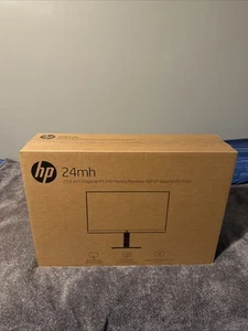 HP 24mh 23.8" Diag. FHD IPS LED Monitor Jet Black L75245-001 - Brand New In Box - Picture 1 of 4