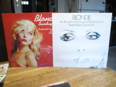 2 Blondie Record lot 12 inch singles   nice - Image 1 of 3