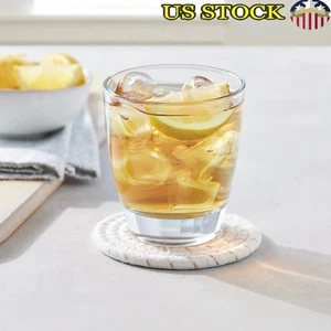 Reeve Glass Drinkware Set of 4 Stackable Elegant Beverage Glasses Any Occasion - Picture 1 of 5