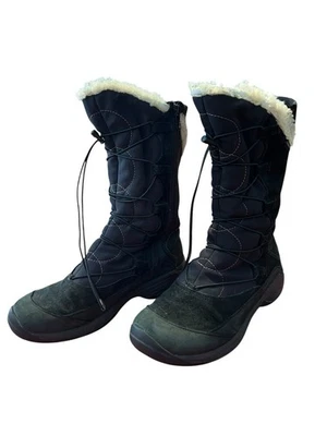 Merrell Encore Apex  Black Side Zip Lace Up Snow Winter Boot Women's 9US - Image 1 of 4