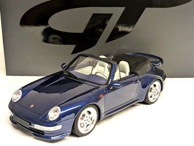 1:18 GT Spirit Porsche 911 993 Turbo 3.6 Cabrio blue GT257 NEU NEW