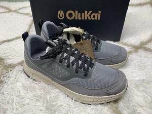Zapatos Atléticos Olukai Makiki Para Hombre 10 Asociación Hawaiana de Salvavidas Gris Nube - Imagen 1 de 17