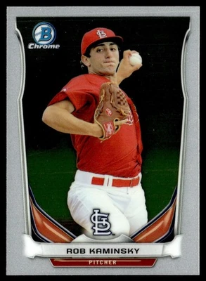 2014 Bowman Draft Picks & Prospects Chrome Top Rob Kaminsky St. Louis Cardinals - Image 1 of 2