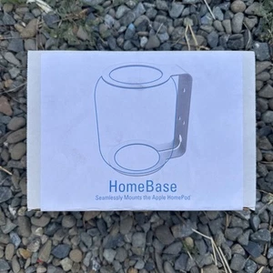 HomeBase Wall Mount for HomePod White, Assembled, Open Design, Includes Hardware - Picture 1 of 6