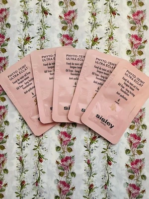 5 x campioni di fondotinta Sisley Phyto-Teint Ultra Eclat 6 ambra 0,05 fl oz ciascuno - Immagine 1 di 4