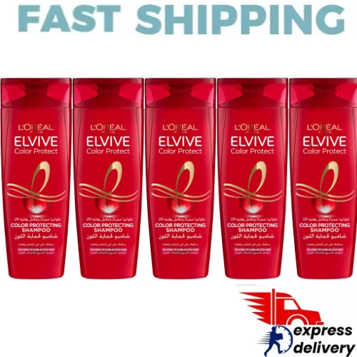 Champú L'Oreal Elvive Color Protect 400 ml (paquete de 5) Foto 1 de 1