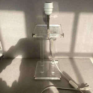 design 80 , lampe David Lange / Roche Bobois , modèle Cristale en plexiglass - Imagen 1 de 5