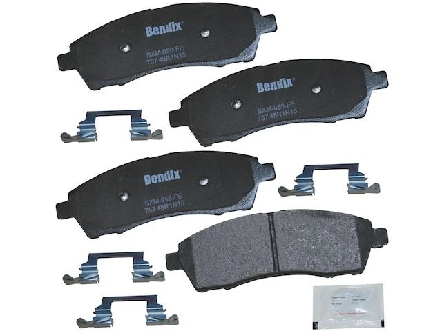 Conjunto de pastilhas de freio traseiras para 1999-2004 Ford F250 Super Duty 2002 2000 2001 XB349TF - Imagem 1 de 1