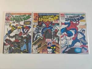 Amazing Spider-Man Comic Lot 353-358 (6) Marvel Comics 1991 Punisher Round Robin - Picture 1 of 2
