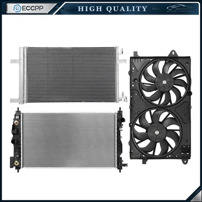 Electric Radiator Condenser Cooling Fan Kit For 2011-2015 2016 Buick LaCrosse - Изображение 1 из 4