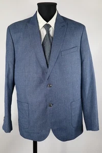 C&A blaues Sakko Gr.56/XXL Polyester Viskose Baumwolle Top Zustand - Bild 1 von 10