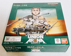 Union Arena Attack on Titan Vol.2 Booster Pack Box TCG BANDAI EX10BT - Bild 1 von 19