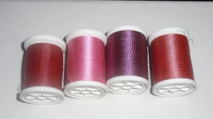 Sulky Lot Thread 4 Spools No Labels on spools  Sulky Rayon 850 yds some Partials - Picture 1 of 3