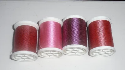 Sulky Lot Thread 4 Spools No Labels on spools  Sulky Rayon 850 yds some Partials - Image 1 of 3