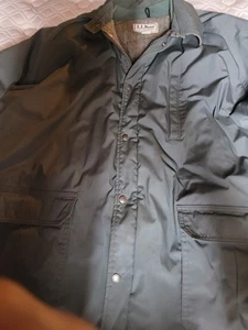 Vintage LL Bean Men Thinsulate Wool Lined Jacket Parka Coat XXL Long USA NWOT. - Picture 1 of 15