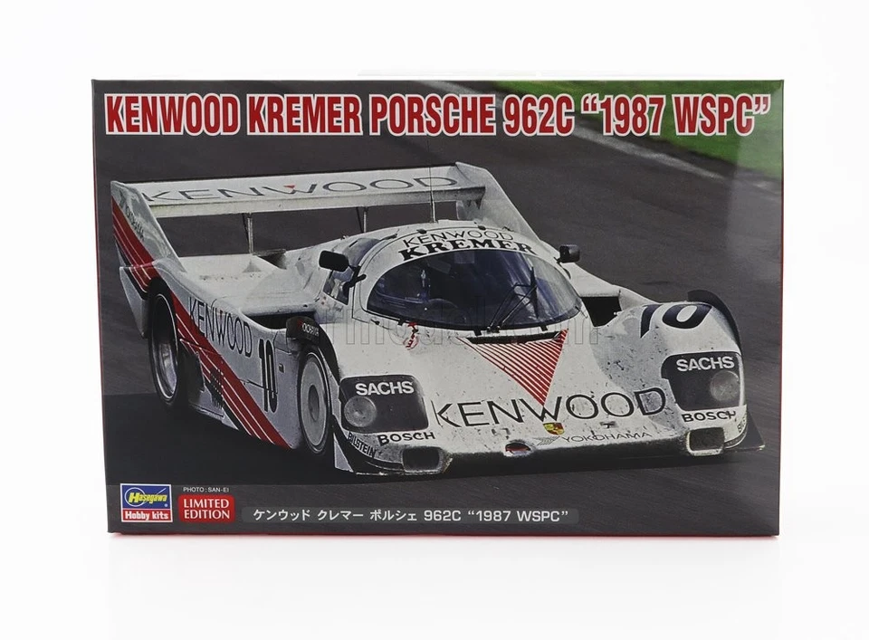 1/24 HASEGAWA - PORSCHE - 962C TEAM REMER KENWOOD N 10 WSPC SEASON 1987 20698 - Immagine 1 di 1