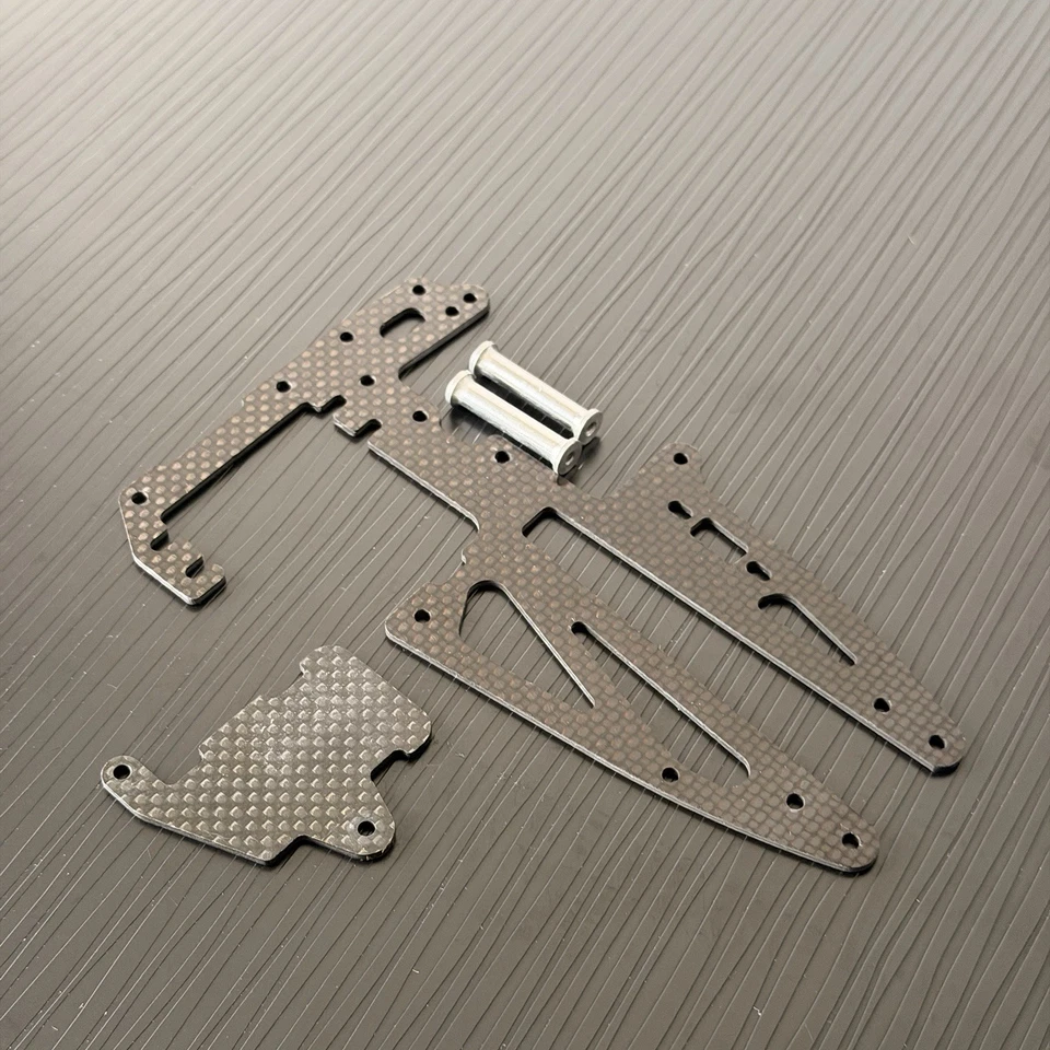 HPI A933 Nitro RS4 2 Racer Graphite Top Deck W/ Posts - Image 1 of 1