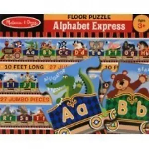 NEW MELISSA & DOUG 4420 ALPHABET EXPRESS FLOOR PUZZLE - Picture 1 of 1
