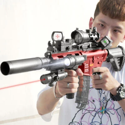 New Electric Gel Ball Blaster Gun Kids Outdoor Games With Refill Splatter Bullet - Image 1 of 4