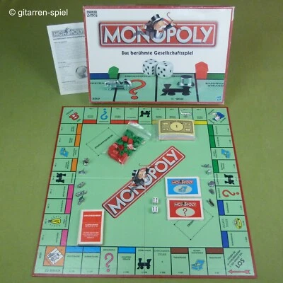 Monopoly - Komplett Top - Euro-Version für 8 Spieler mit 10 Metallfiguren Parker - Bild 1 von 4