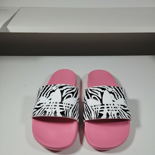 Adidas Adilette Comfort Slide 8 sandali donna rosa bianco nero GY3560