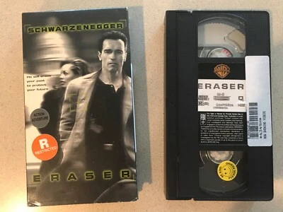 Eraser (VHS, 1996) Arnold Schwarzenegger - Image 1 of 2