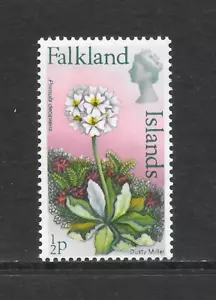 FALKLANDINSELN SCOTT 210a postfrisch f/vf - 1974 1/2p MEHRFARBIGE BLUMENAUSGABE - Bild 1 von 2