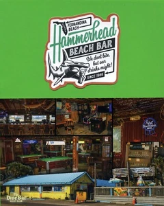 Hammerhead BEACH BAR Fernandina Beach FLA - Dive Bar Shirt Club Decal & Postcard - Picture 1 of 2