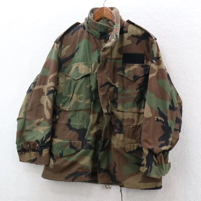 Abrigo de Colección Alpha Industries Para Hombre Pequeño M65 Clima Frío Campo Camuflaje Militar Foto 1 de 4