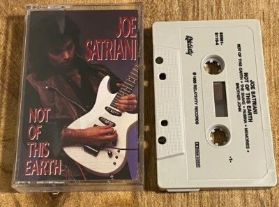 Joe Satriani Not Of This Earth Cassette 1st Issue Near Mint-Factory Damage Cover - Image 1 of 4