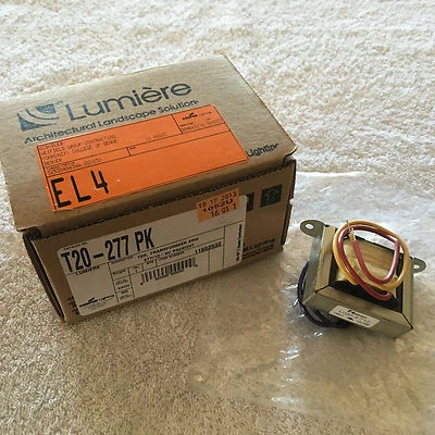 Eaton Lumiere Cooper Lighting T20-277 PK Transformer 20W 277/12-6v Packout