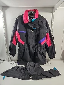 Ski Jacket HELLY HANSEN Unisex Large Vintage Retro Helly-Tech Equipe Thinsulate - Picture 1 of 11