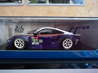 S7032 SPARK Porsche 911 RSR Porsche GT Team #91 2nd 24 Heures du Mans 2018 1/43 - Photo 1/4