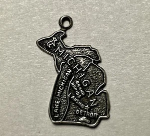 Sterling Silver Charm "Michigan" .925 - Picture 1 of 2