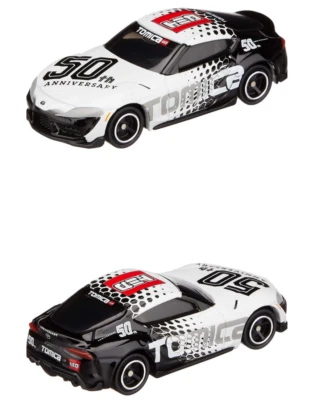 [Tomy] TOMICA 50 周年限量版丰田 Supra GR 2018 压铸汽车 — 第 1/2 张图片
