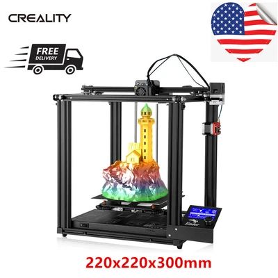Used Creality Ender 5 Pro 3D Printer Upgrade Silent Mainboard Metal Extruder US - Image 1 of 4