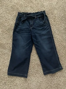 Wonder Nation Crop Jean Girls Dark Denim Size XXL 18 - Picture 1 of 3