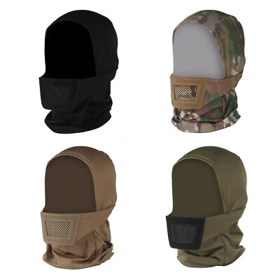 Tactical Riding Headscarf Full Face Mesh Mask Balaclava Face Cover - Image 1 of 4
