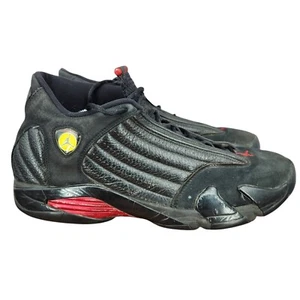 Jordan XIV 14 Retro Sneakers Mens 15 Last Shot 2018 Black Red 487471-003 - Picture 1 of 13