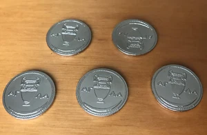 SET DI 5 MONETE IN METALLO / SET OF 5 METAL COINS - ARGENTO - ANTICA ROMA - Imagen 1 de 3