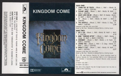 1988 MUSIC AUDIO CASSETTE TAPE - [ALBUM: SELF TITLED] GROUP: KINGDOM COME - Image 1 of 4