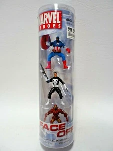 Marvel Heroes Face Off Captain America/ Punisher/ Iron Man - Picture 1 of 2