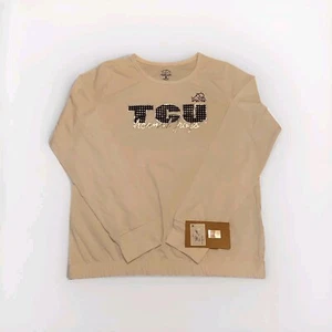 Girl's TCU Horned Frogs Size L 10/12 Long Sleeve Shirt Officially Licensed New - Picture 1 of 7
